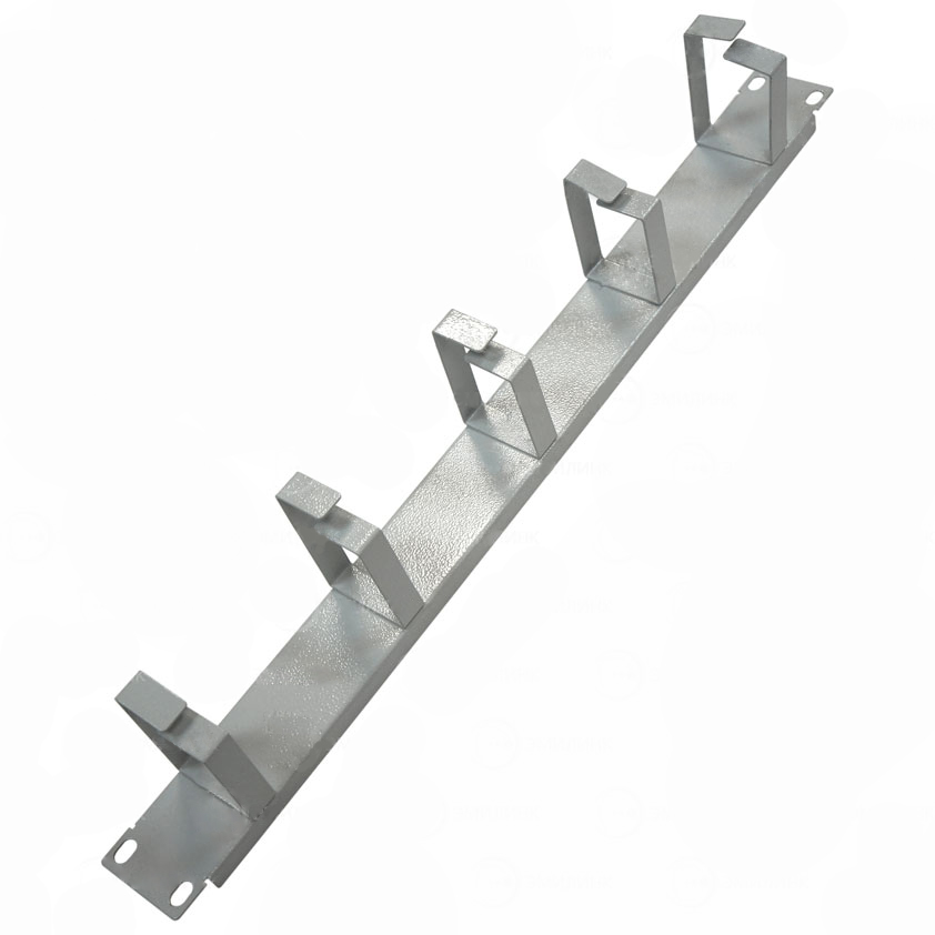 SKAT TB Org R5/45-G  Кабельный органайзер 19", 5 колец 45 мм, серый