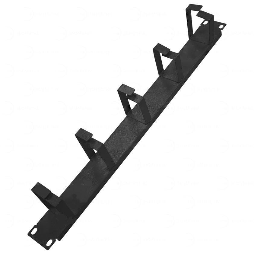 SKAT TB Org R5/45-B  Кабельный органайзер 19", 5 колец 45 мм, черный